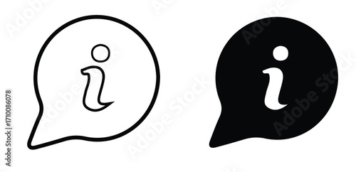 info icon set vector