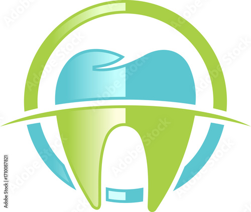 tooth paste on dentist eco natural vector logo