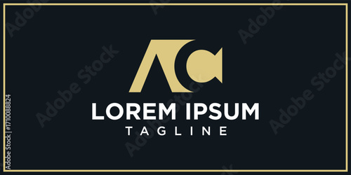 AC logo negative space design