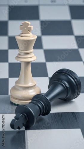 Chess king battle
