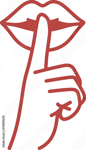 lips and finger shushing gesture colorful illustration bundle set royalty free stock photos premium quality