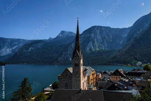 The Evangelical Church of Christ, in Hallstatt, Austria