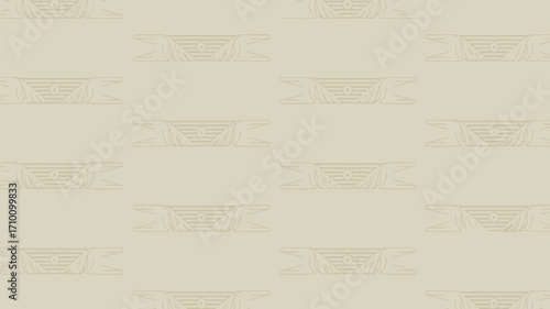 A subtle beige textured background with a repeating geometric pattern throughout the entire composition view