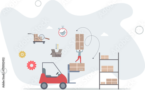 Inventory management and logistic work from warehouse . Stock supply and storage order effective planning for shipping .life and employment of people.