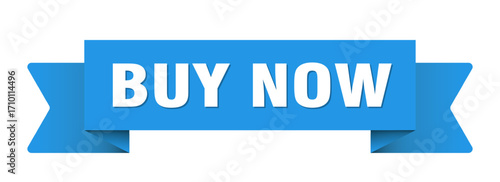 buy now ribbon isolated on transparent background. buy now ribbon