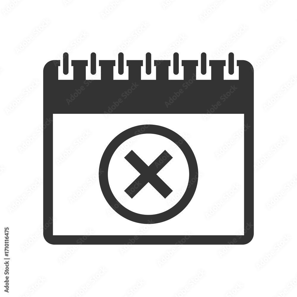 Obraz premium Planning calendar, Check mark symbol icon isolated on transparent background