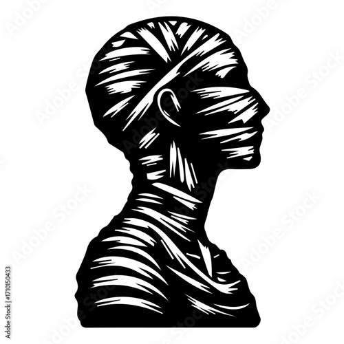 mummy wrapped in bandages