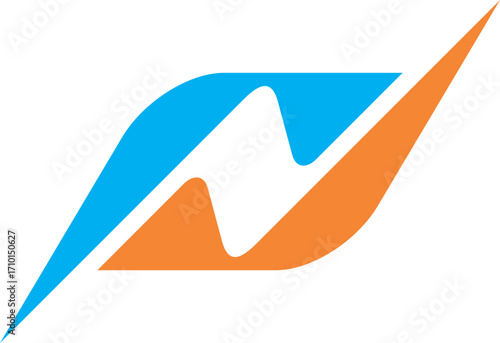 vector electric symbl sign vector logo icon