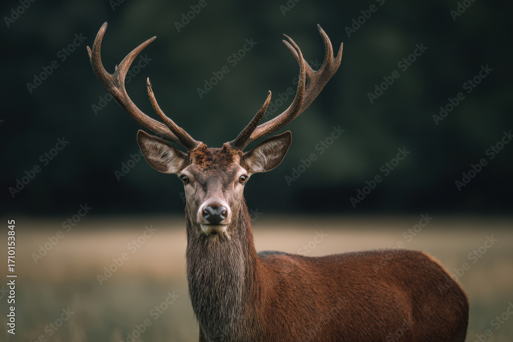 Naklejka premium capture stunning portraits of top animals against minimalistic background with beautiful bokeh effects