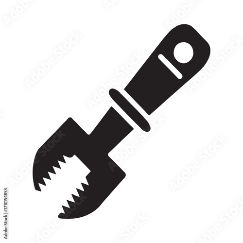 Heavy duty solid notching tool instrument