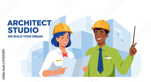 Architect studio landing page