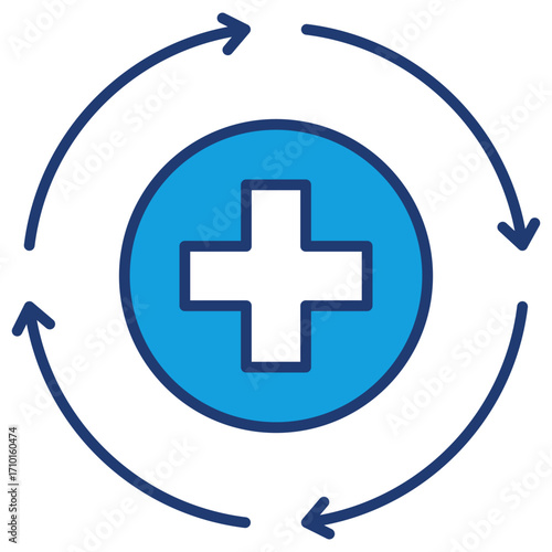 Healing Blue Icon