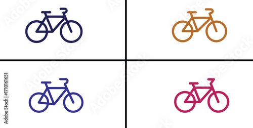 set of Bike icon