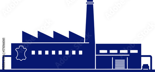 midnight blue tannery a silhouette of leather dreams, isolated on transparent background