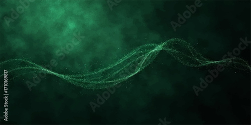 A fractal render of DNA with a glowing blue jellyfish motion pattern