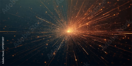 Celebratory fireworks burst like bright stars across the black night sky