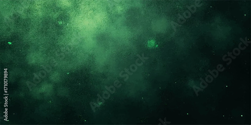 Abstract grunge background with a dark blue sky, smoky textures, and a lightning storm