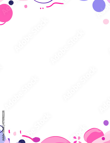 Abstrakter, vibrierender Rahmen im Vektorstil