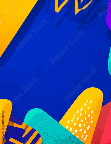 Abstrakte Vektor-Hintergrundillustration mit leuchtenden Farben