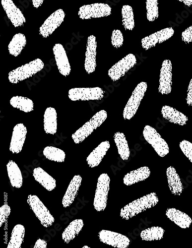 Abstrakte nahtlose Textur, Vektor-Stil, Schwarz-Weiß