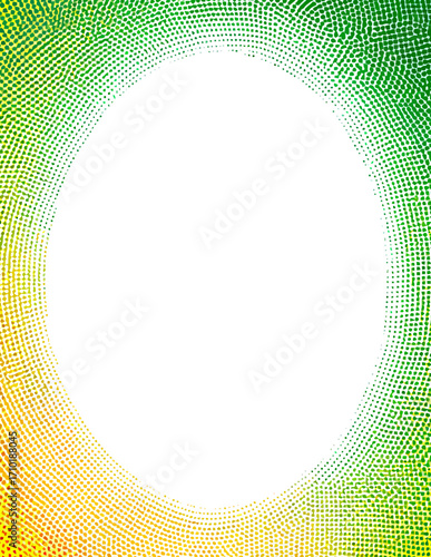 Abstrakter Farbverlaufsrahmen, Gelb-Grün-Übergang, Vektorgrafik