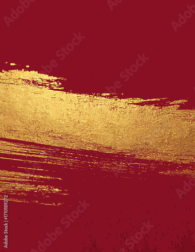 Abstrakter Hintergrund mit Gold- und Rot-Texturen
