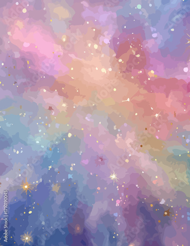 Abstrakter Pastell-Hintergrund mit Sternenstaub-Effekt