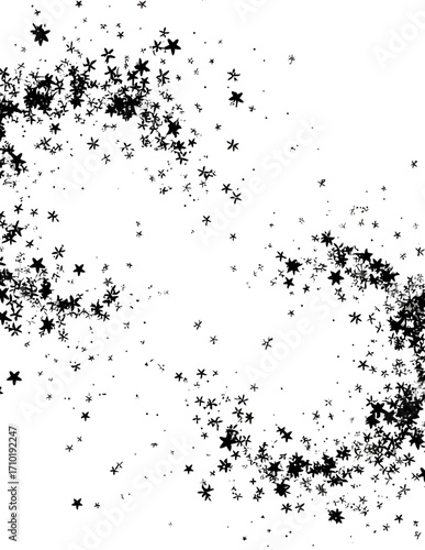 Abstrakte Sternchen-Hintergrundtextur, Vektor-Illustration