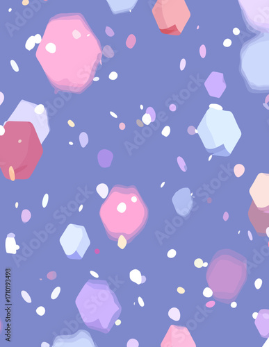 Abstrakter Hintergrund mit pastellfarbenen geometrischen Formen