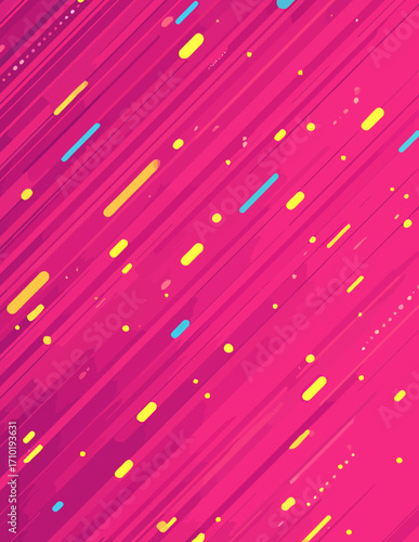 Abstrakter Hintergrund mit diagonalen Linien und Punkten