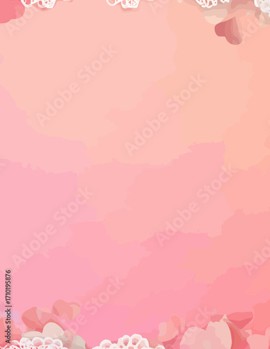 Rosa-Orangefarbener Vektor-Hintergrund mit weichem Farbverlauf