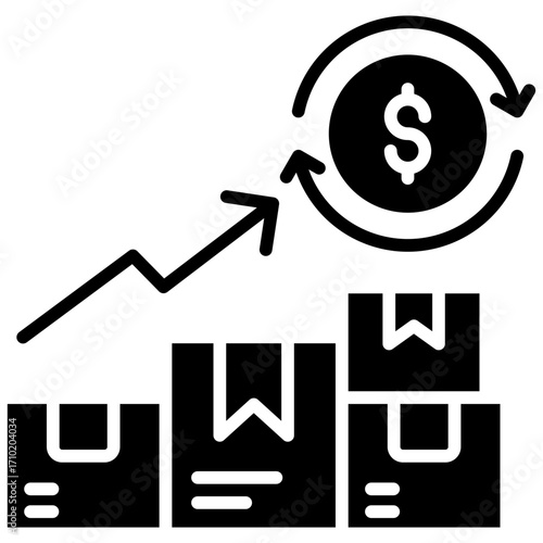 Stock glyph icon