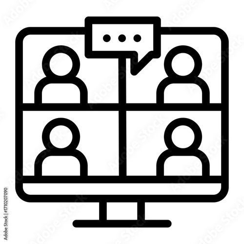 video conference icon