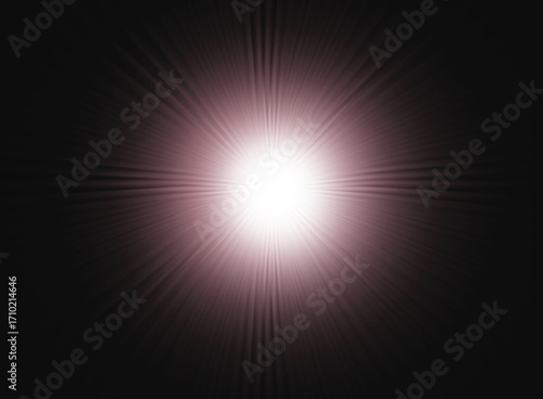 Radiant light burst emanating outwards, creating a captivating abstract design element perfect for adding a touch of ethereal glow and energy