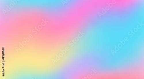 Wallpaper Mural Pastel Rainbow Gradient Background. Torontodigital.ca