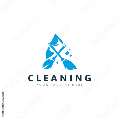 Cleaning Logo business Symbol Design Template illustration