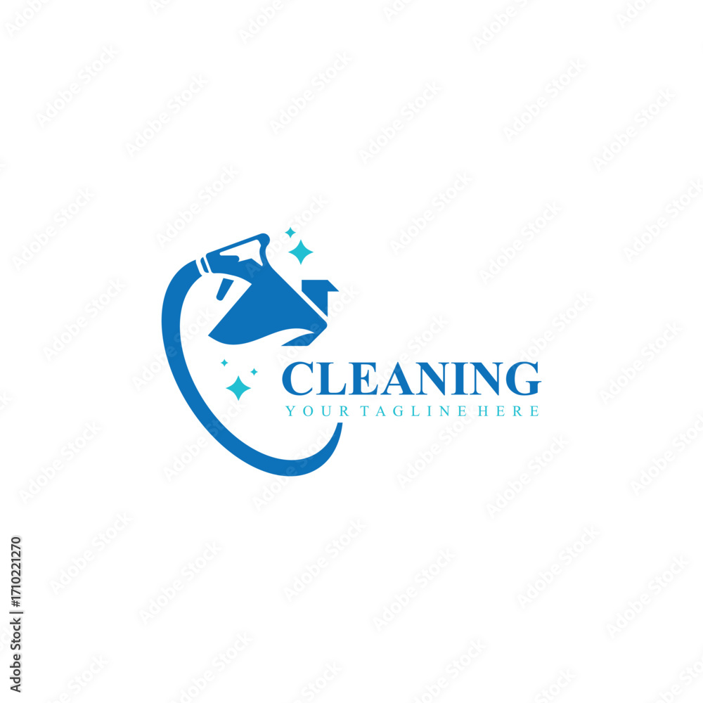 Fototapeta premium Cleaning Logo business Symbol Design Template illustration