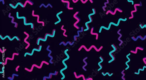 Abstract zigzag pattern