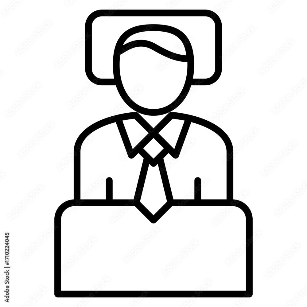 Amenities line icon Amenities line icon