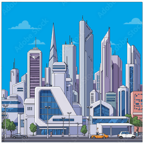 modern city in the city
