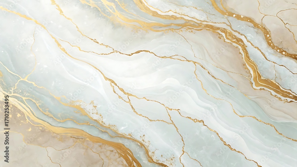 Obraz premium Pearl Essence Liquid Marble Gradient