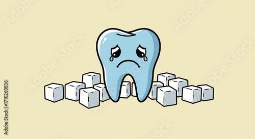 Tooth sadness from sugar
