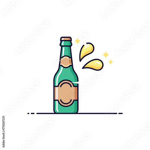 bottle of champagne