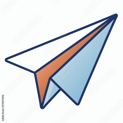  Paper Plane Send Vector Icon – Direct Message Symbol