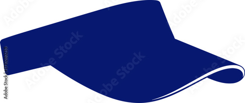 classic blue visor a timeless icon for sport and style, isolated on transparent background