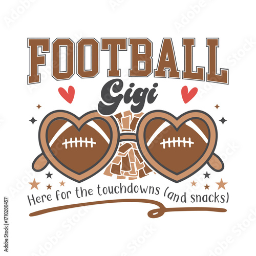 Football Gigi cheer football family, Football cheer family SVG