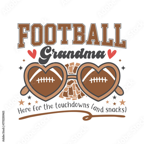 Football grandma cheer football family, Football cheer family SVG