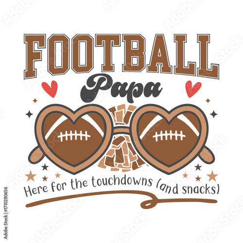 Football papa cheer football family, Football cheer family SVG