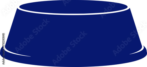 elevated display pedestal deep blue winners podium graphic, isolated on transparent background
