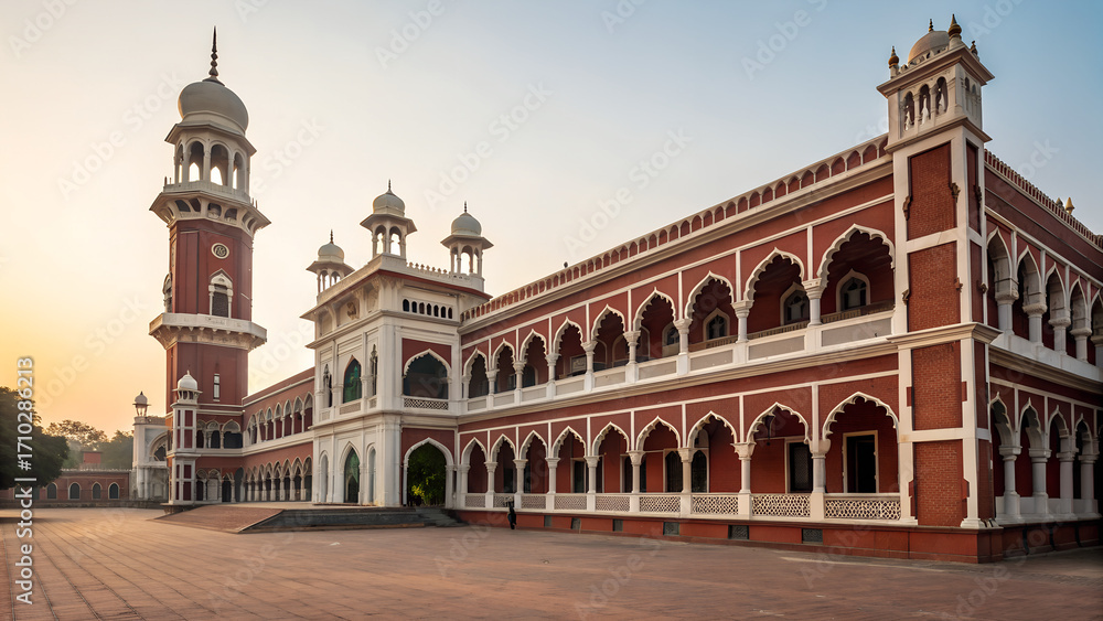 Fototapeta premium Darbar Mahal Palace in Bahawalpur Pakistan 